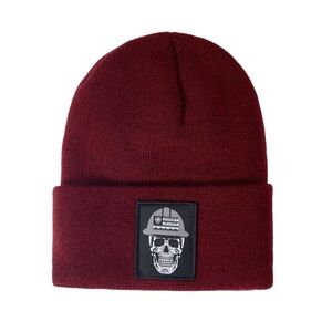 NWT- Ariat thinsulate Rebar Roughneck Malbec(Burgundy)Watch Beanie Cap 10041449
